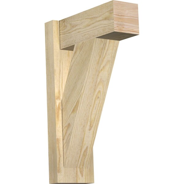 Ekena Millwork Traditional Block Rough Sawn Outlooker, Douglas Fir, 6"W x 14"D x 22"H OUT06X14X22TRA05RDF - main